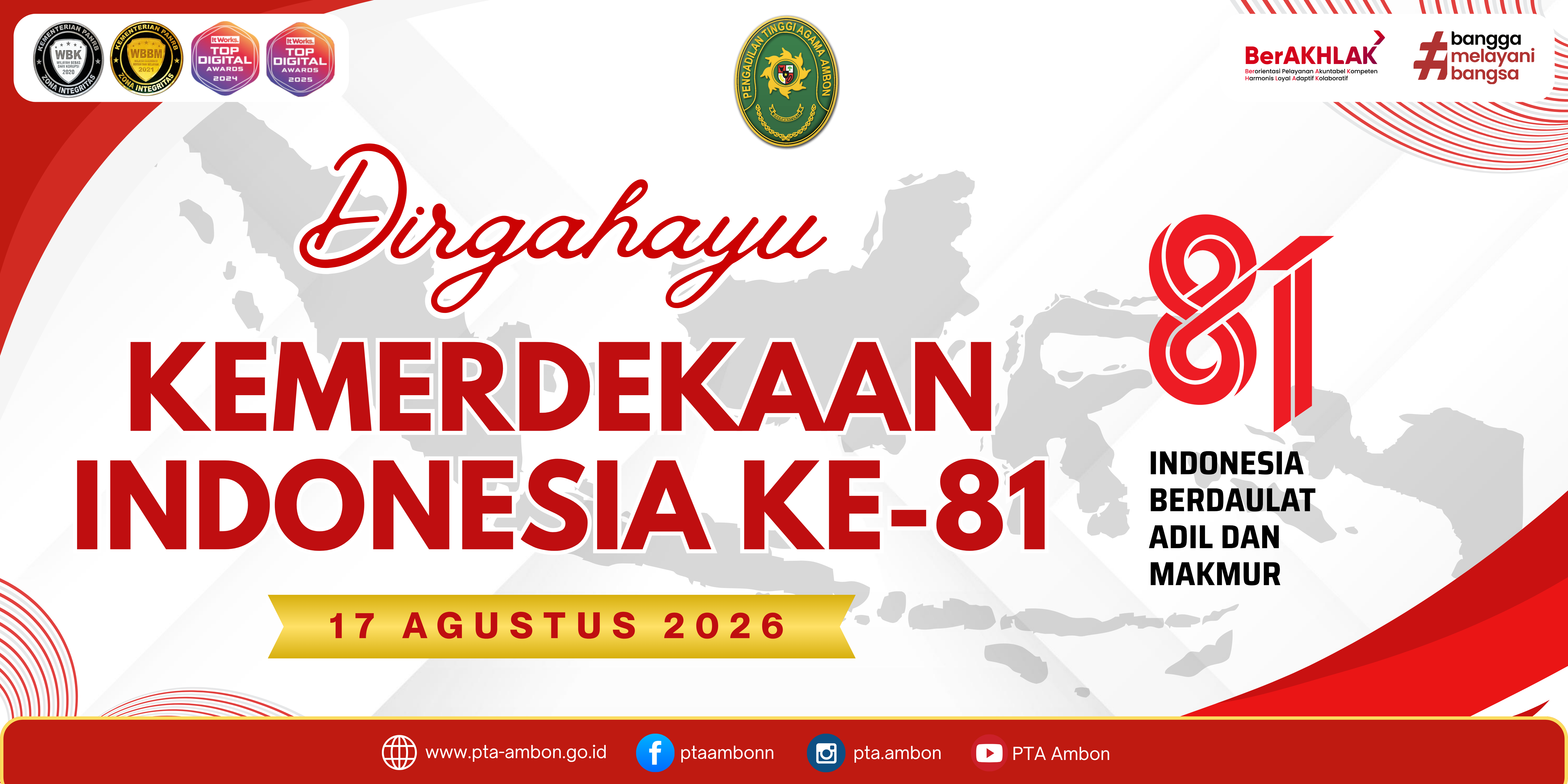 DIRGAHAYU RI KE-81 TH